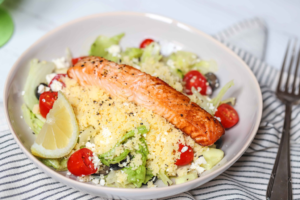 Salmon & couscous salad